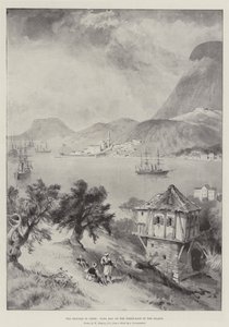 島の北東、スーダ湾、クレタ島のトラブル 作： William Crimea Simpson